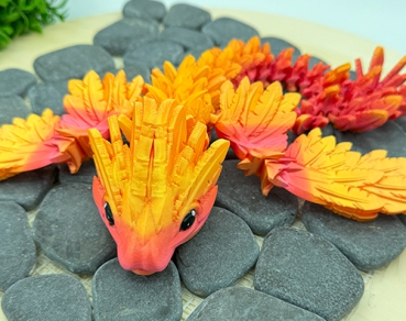 Federndrache – Glutgold